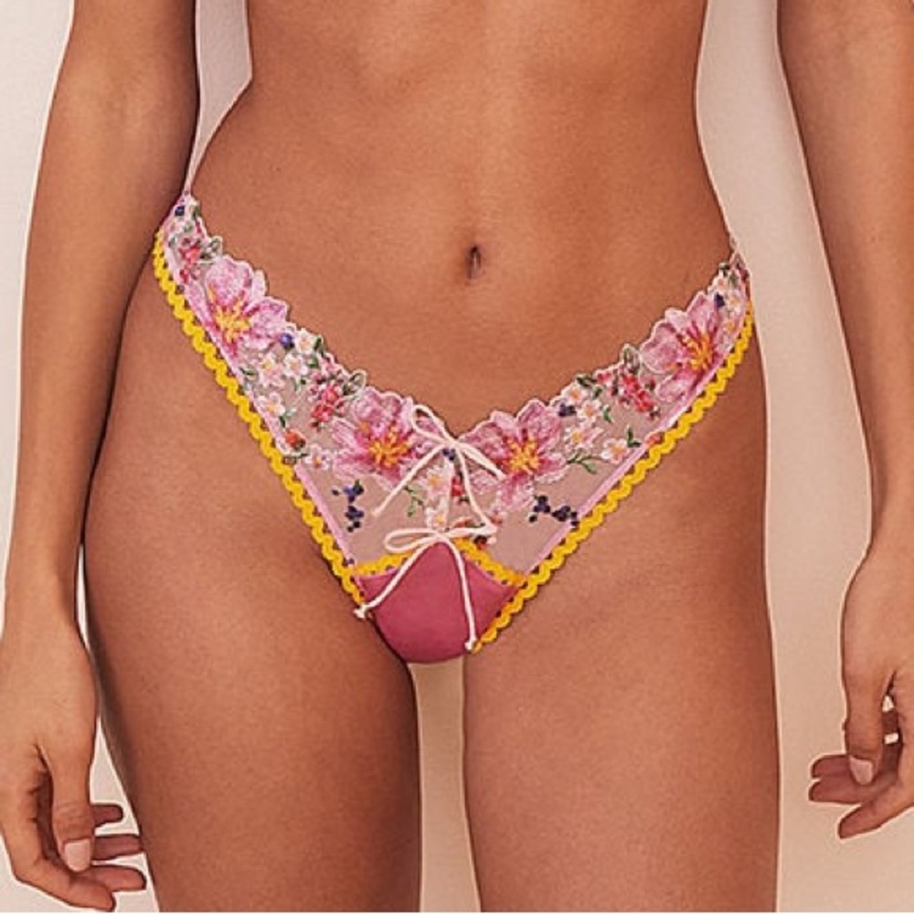 For Love and Lemons Plumeria underwear